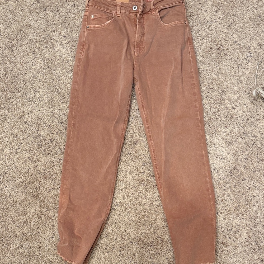 Pilcro Women's Ankle & Cropped Jeans in Brown